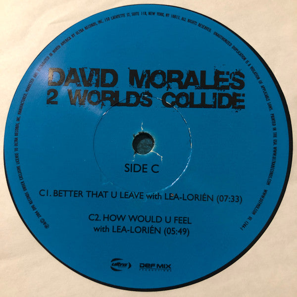David Morales : 2 Worlds Collide (2xLP, Album)