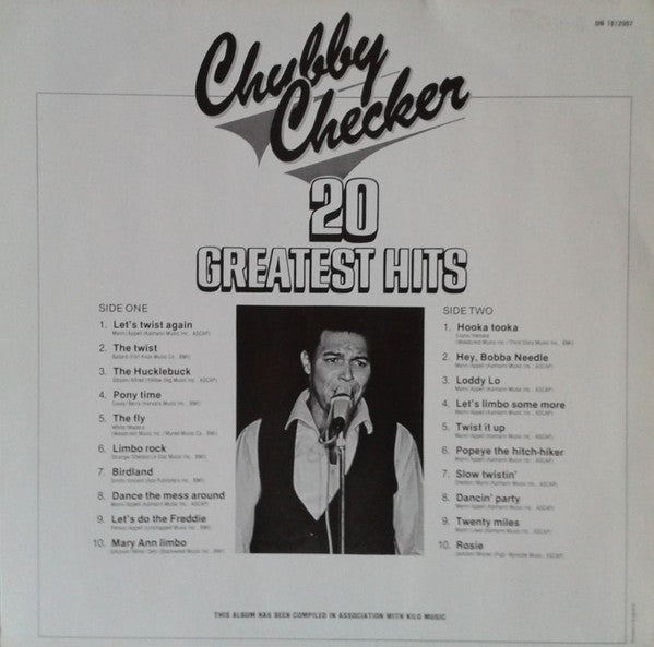 Chubby Checker : 20 Greatest Hits (LP, Comp)