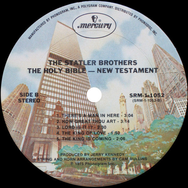 The Statler Brothers : Holy Bible: New Testament (Placed By The Statler Bros.) (LP, Album)