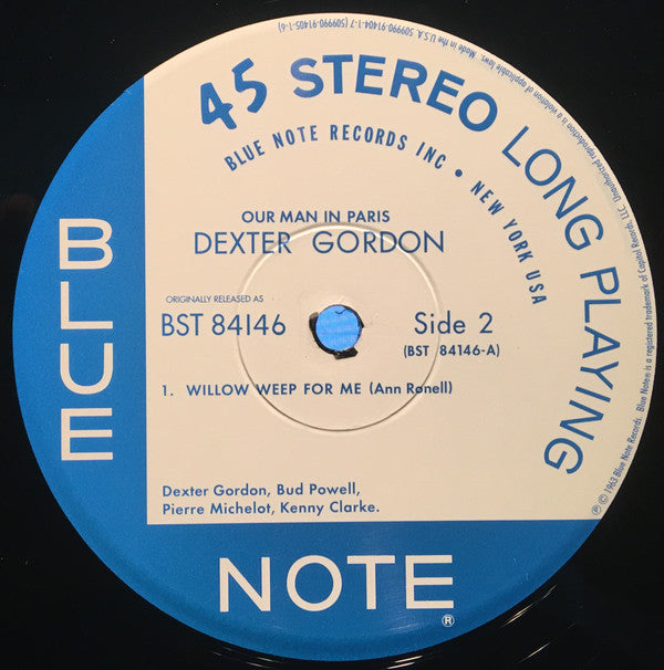 Dexter Gordon : Our Man In Paris (2xLP, Album, Ltd, RE, RM)