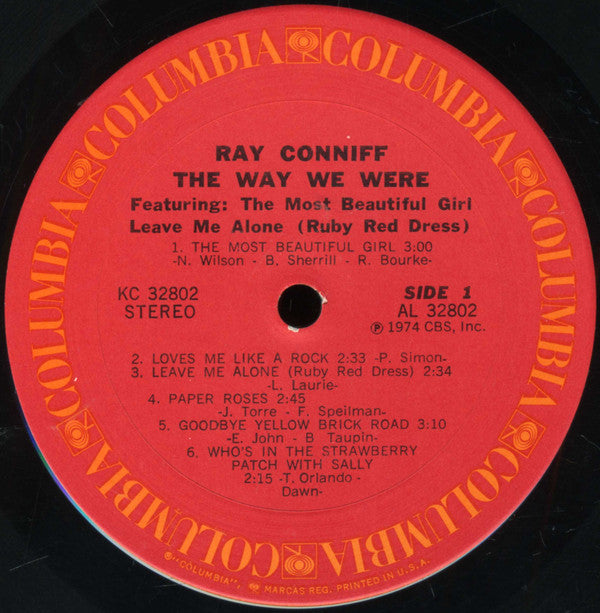 Ray Conniff : The Way We Were (LP, Album)