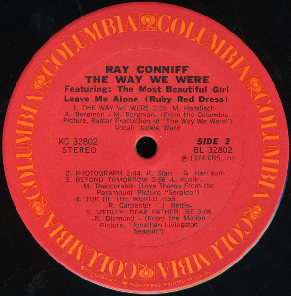 Ray Conniff : The Way We Were (LP, Album)