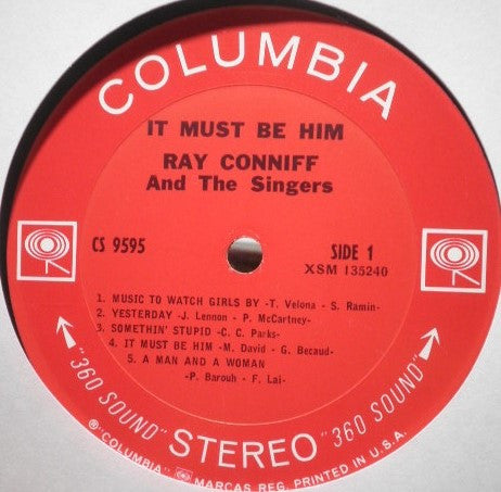 Ray Conniff And The Singers : It Must Be Him (LP, Album)