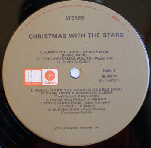 Various : Christmas With The Stars (LP, Comp)