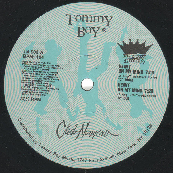 Club Nouveau : Heavy On My Mind (12")