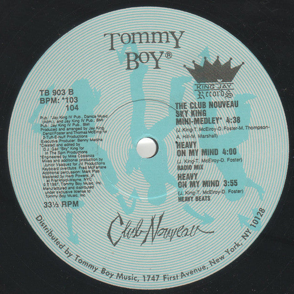Club Nouveau : Heavy On My Mind (12")