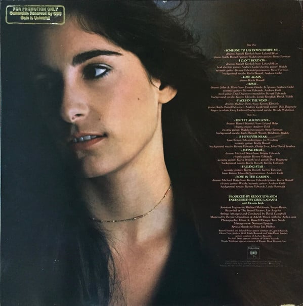 Karla Bonoff : Karla Bonoff (LP, Album, Promo)