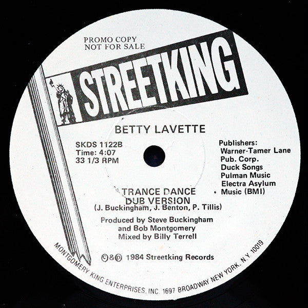 Bettye Lavette : Trance Dance (12", Promo)