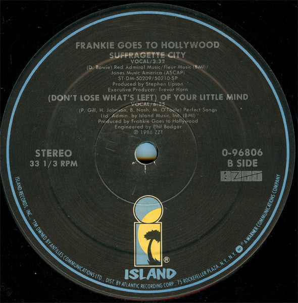 Frankie Goes To Hollywood : Rage Hard (+) (12")