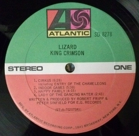 King Crimson : Lizard (LP, Album, Phi)