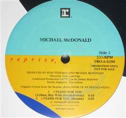 Michael McDonald : I Stand For You (12", Promo)