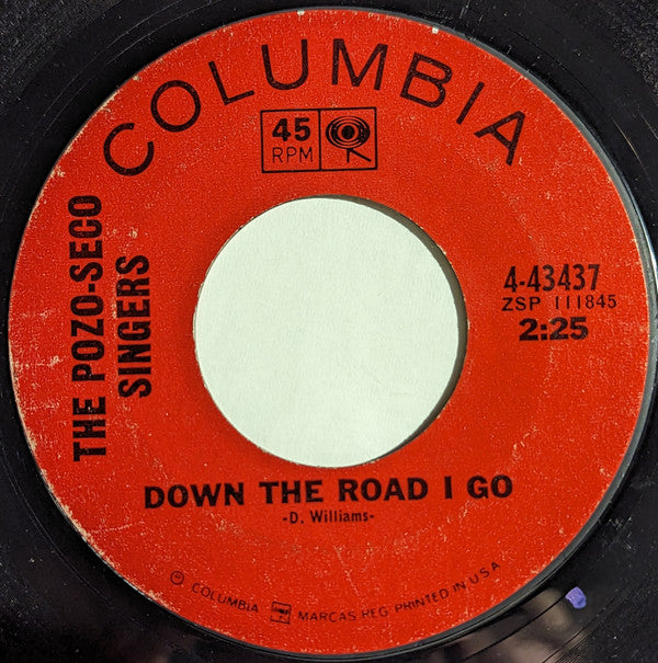 The Pozo-Seco Singers : Time / Down The Road I Go (7", Single, Styrene)