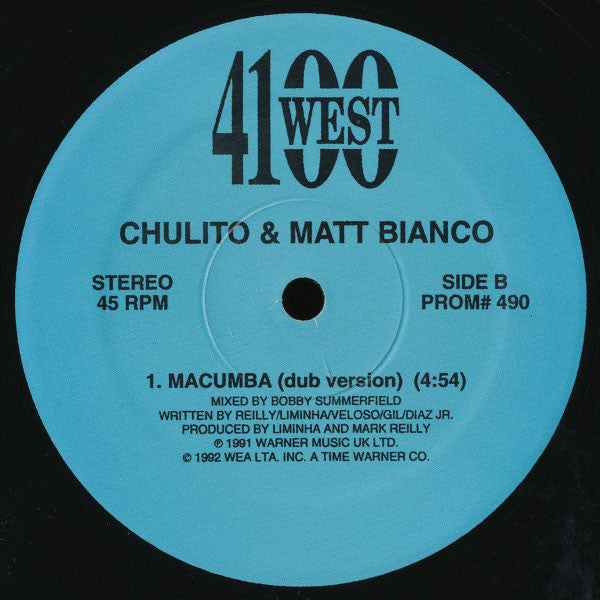Matt Bianco Feat. Chulito : Macumba (12")
