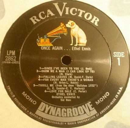 Ethel Ennis : Once Again . . . (LP, Album, Mono, Ind)