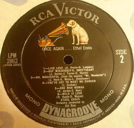 Ethel Ennis : Once Again . . . (LP, Album, Mono, Ind)