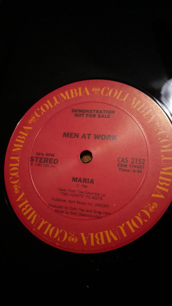 Men At Work : Maria (12", Promo)
