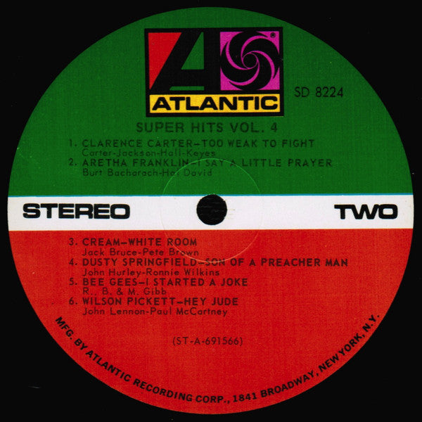 Various : The Super Hits Vol. 4 (LP, Comp, Ind)