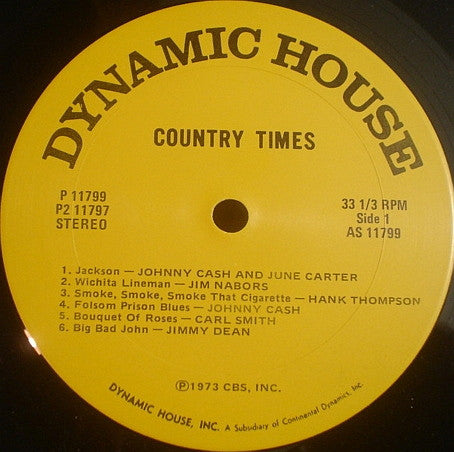 Various : Country Times (2xLP, Comp)