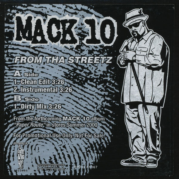 Mack 10 : From Tha Streetz (12", Promo)