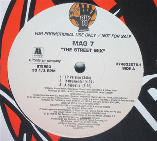 Mag 7 : The Street Mix (12", Single, Promo)