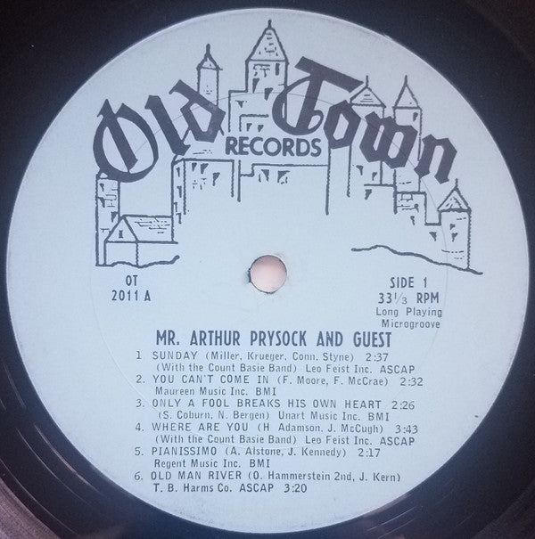 Arthur Prysock : Mr. Arthur Prysock And Guest (LP, Album, Mono)