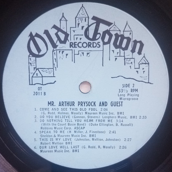 Arthur Prysock : Mr. Arthur Prysock And Guest (LP, Album, Mono)