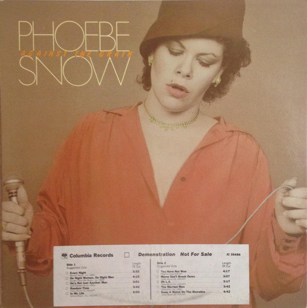 Phoebe Snow : Against The Grain (LP, Album, Promo, Pit)