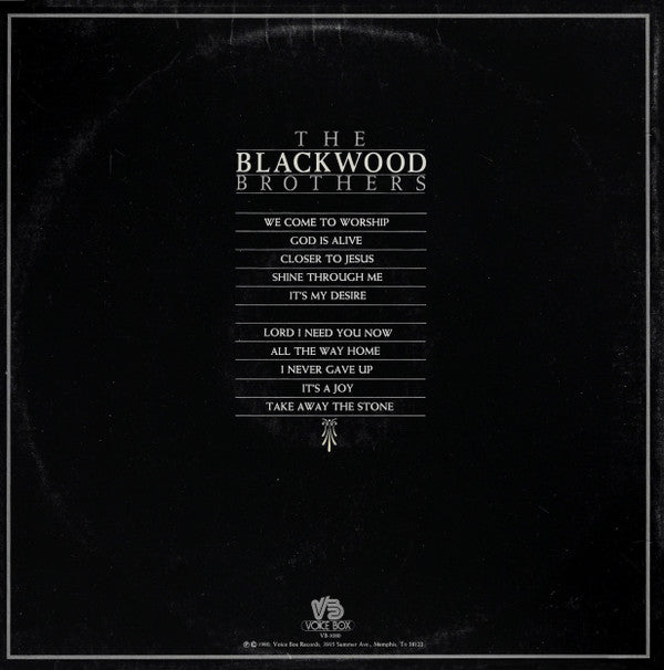 The Blackwood Brothers* : We Come To Worship (LP, Album)