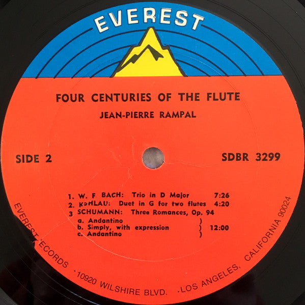 Jean-Pierre Rampal : Four Centuries Of The Flute (LP, Album)