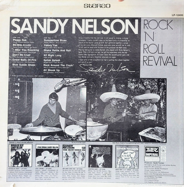 Sandy Nelson : Rock 'N Roll Revival (LP)