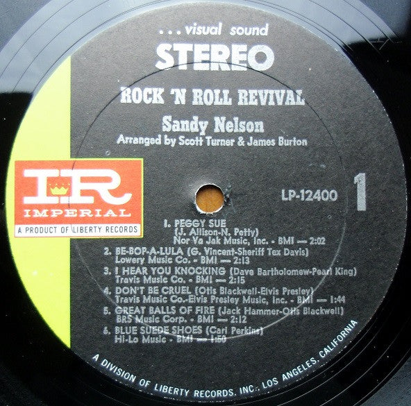 Sandy Nelson : Rock 'N Roll Revival (LP)