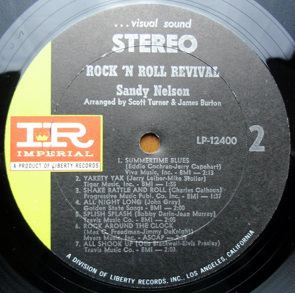 Sandy Nelson : Rock 'N Roll Revival (LP)