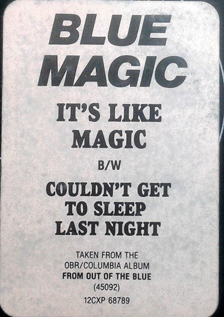 Blue Magic : It's Like Magic (12")