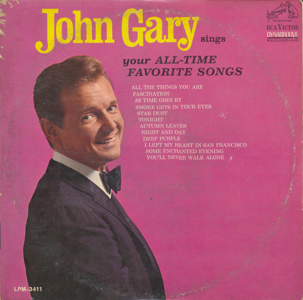 John Gary : Sings Your All-Time Favorite Songs (LP, Album, Mono, Roc)