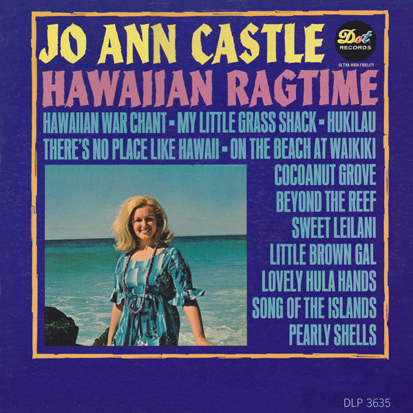 Jo Ann Castle : Hawaiian Ragtime (LP, Album, Mono)