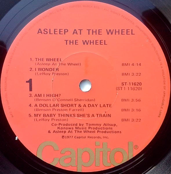 Asleep At The Wheel : The Wheel (LP, Album, Jac)