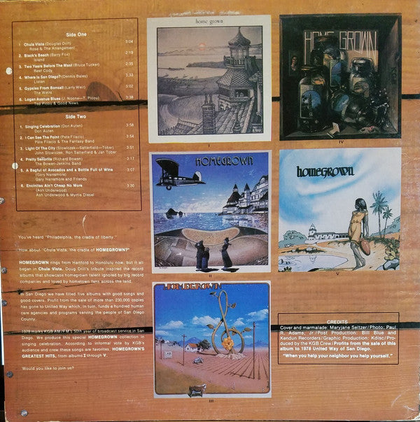 Various : Homegrown Brand Greatest Hits (LP, Comp)