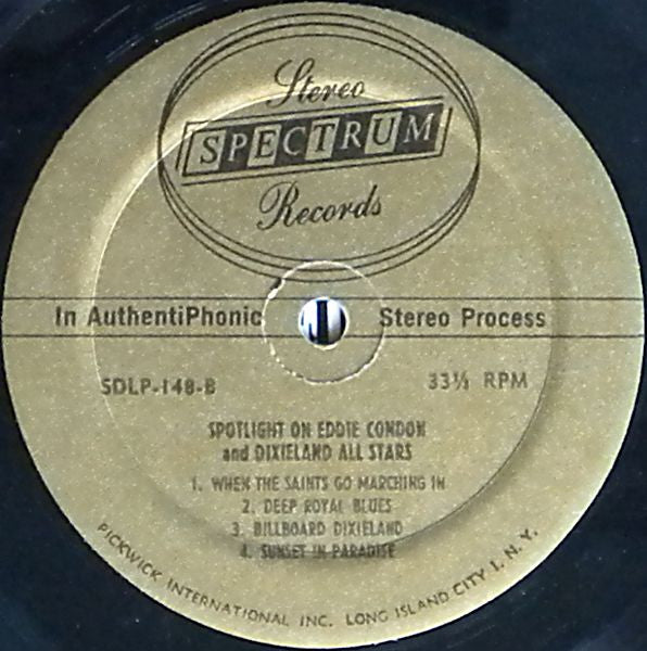 Eddie Condon Dixieland All-Stars : Spotlight On Eddie Condon (LP)