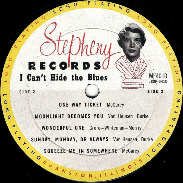 Harvey Ellington (2) : I Can't Hide The Blues (LP, Album, Mono)