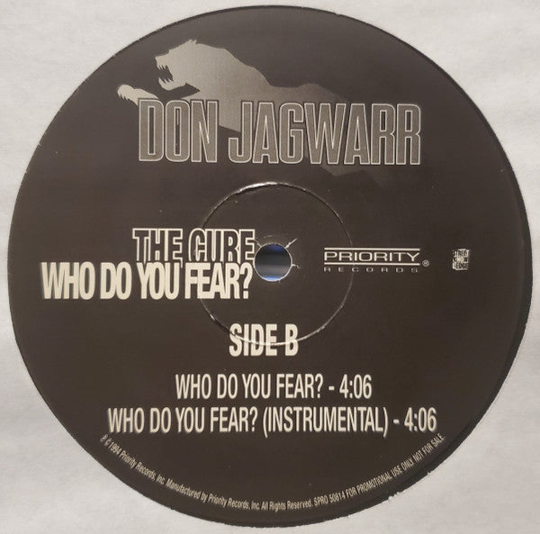 Don Jagwarr : The Cure / Who Do You Fear? (12", Promo)