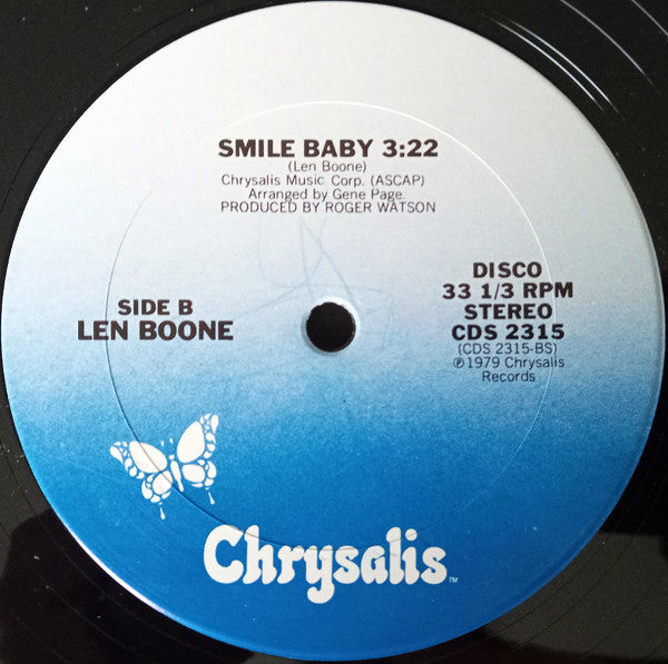 Len Boone : There's No Me Without You (12")