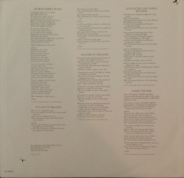 England Dan & John Ford Coley : Dowdy Ferry Road (LP, Album, PRC)