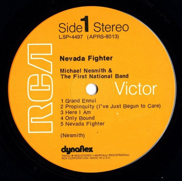 Michael Nesmith & The First National Band : Nevada Fighter (LP, Album, RCA)
