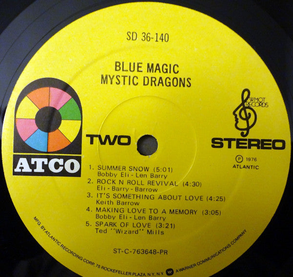Blue Magic : Mystic Dragons (LP, Album, Pre)
