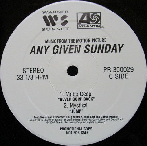 Various : Music From The Motion Picture Any Given Sunday (3xLP, Comp, Promo, Gat)