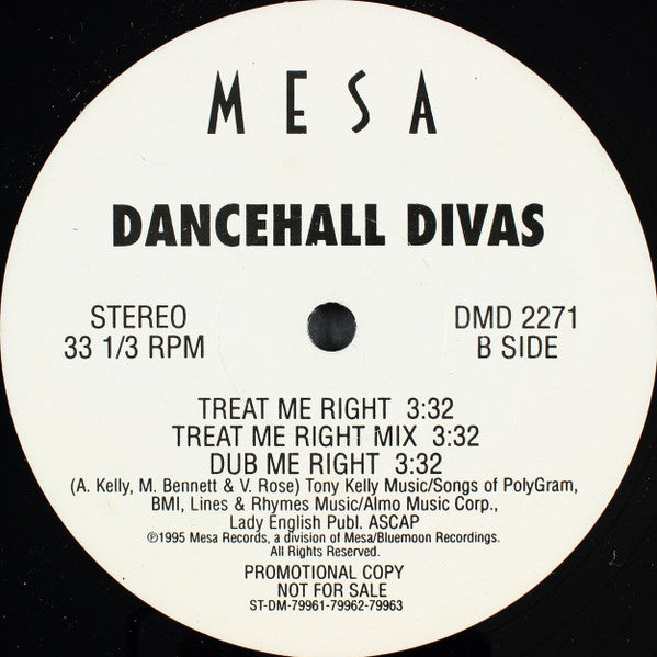 Chevelle Franklyn / Dancehall Divas : Serious Girl / Treat Me Right (12", Promo)