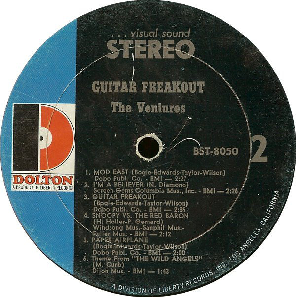 The Ventures : Guitar Freakout (LP, All)