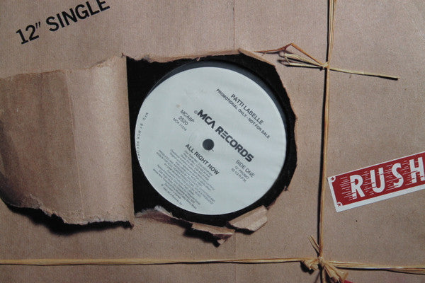 Patti LaBelle : All Right Now (12", Single, Promo)