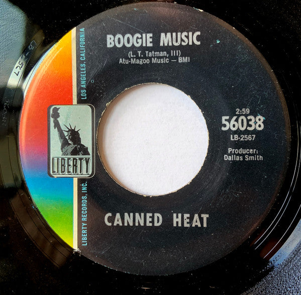 Canned Heat : On The Road Again / Boogie Music (7", Single)