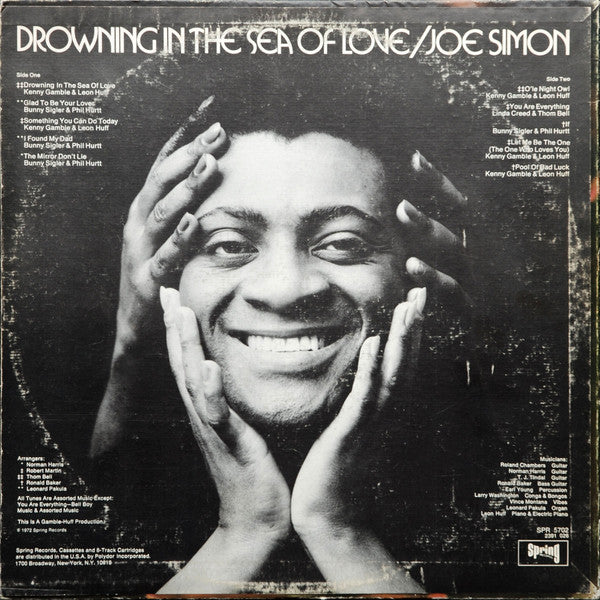 Joe Simon : Drowning In The Sea Of Love (LP, Album, Promo)